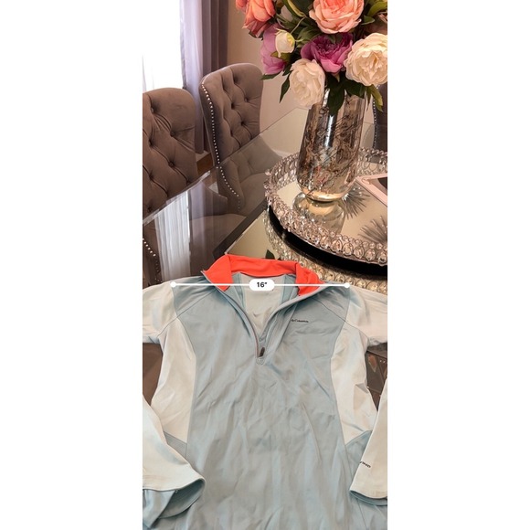 Columbia Womens Omni Wick Wind Block Quarter Zip Pullover Athletic Top M/M - Picture 8 of 16